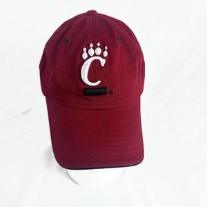 Colosseum University of Cincinnati Bearcats Baseball Hat Adjustable Red